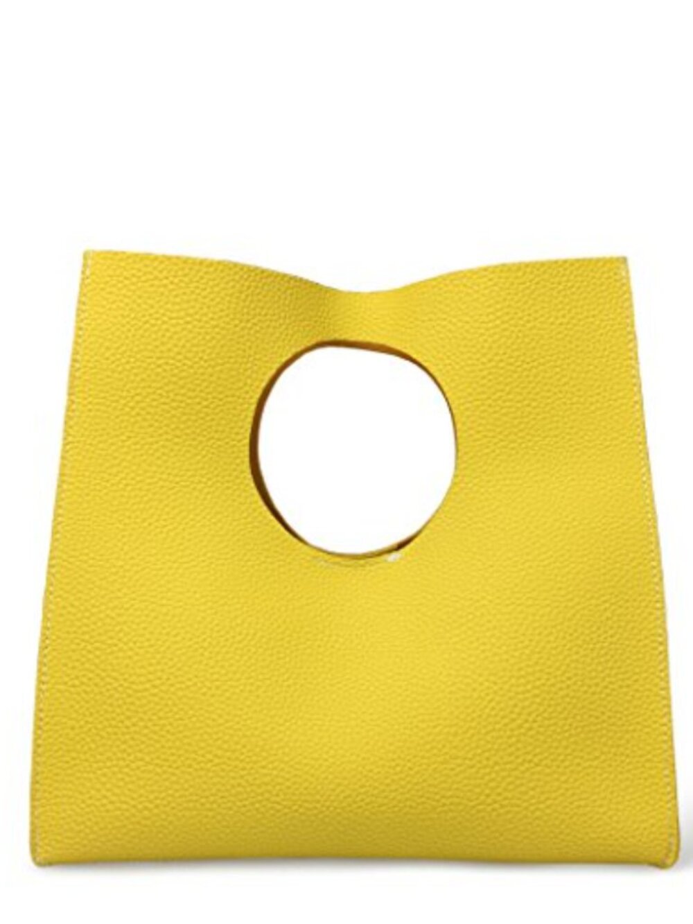 Soft PU Leather Handbag Clutch Small Tote Magnetic Snap Vintage Minimalist